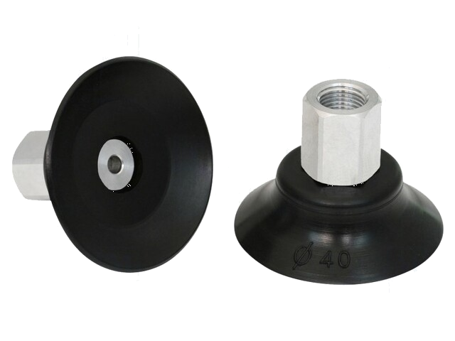 Zuignap; 40mm; G1/8-IG; Shorehardheid: 55; 3,8cm3; 57,7N; PFYN Zuignap; 40mm; G1/8-IG; Shorehardheid: 55; 3,8cm3; 57,7N; PFYN